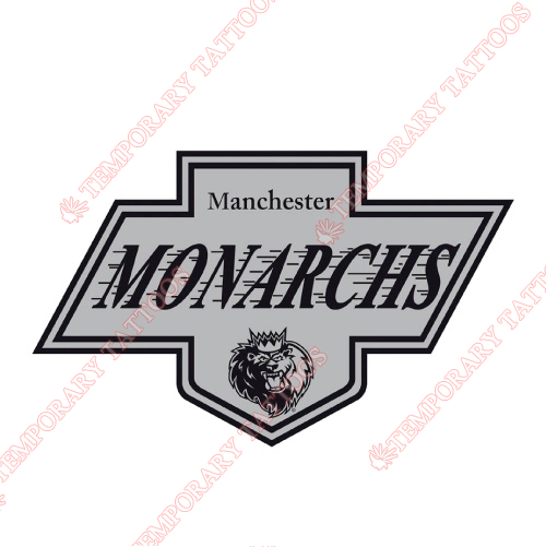 Manchester Monarchs Customize Temporary Tattoos Stickers NO.9072